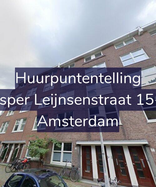 Foto gevel Huurpuntentelling voor Jasper Leijnsenstraat 15-3, Amsterdam