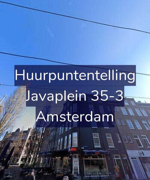 Foto gevel Huurpuntentelling voor Javaplein 35-3, Amsterdam