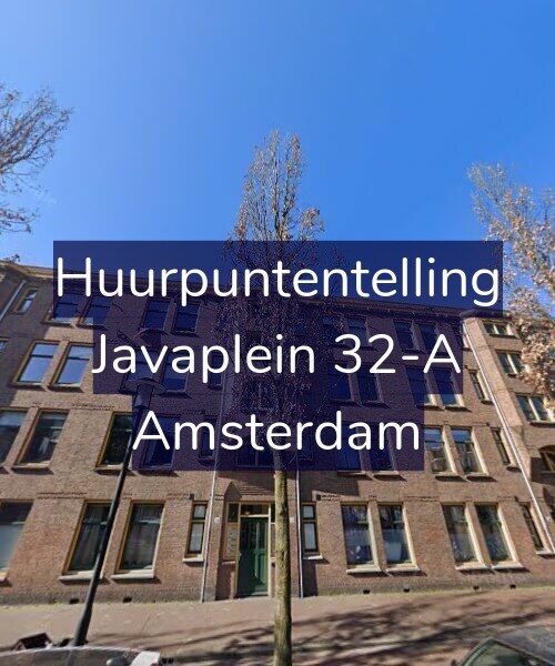 Foto gevel Huurpuntentelling voor Javaplein 32-A, Amsterdam