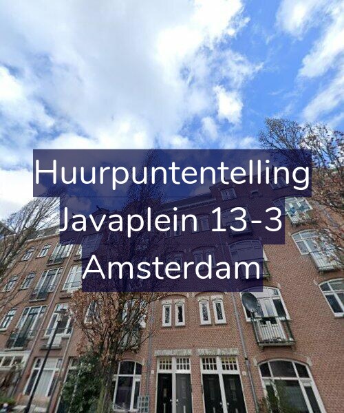 Foto gevel Huurpuntentelling voor Javaplein 13-3, Amsterdam
