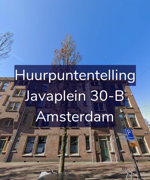 Foto gevel Huurpuntentelling voor Javaplein 30-B, Amsterdam