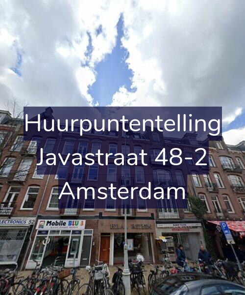 Foto gevel Huurpuntentelling voor Javastraat 48-2, Amsterdam