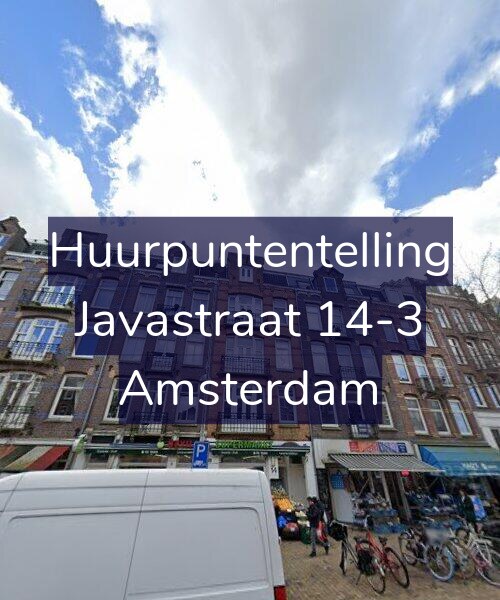 Foto gevel Huurpuntentelling voor Javastraat 14-3, Amsterdam