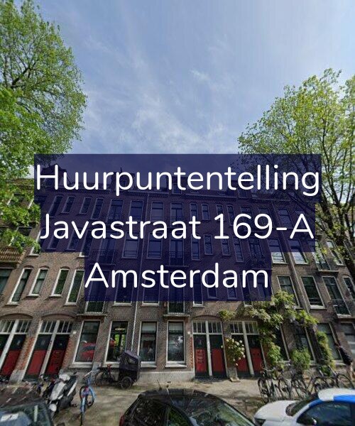 Foto gevel Huurpuntentelling voor Javastraat 169-A, Amsterdam