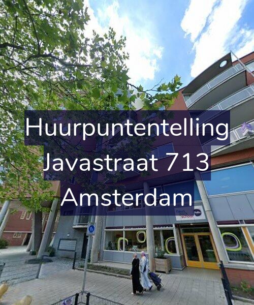 Foto gevel Huurpuntentelling voor Javastraat 713, Amsterdam
