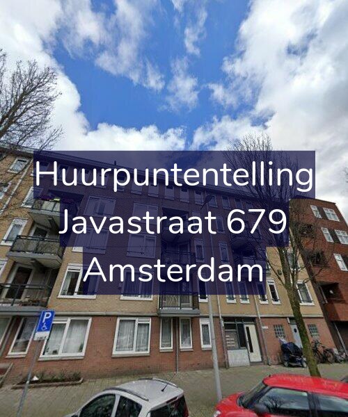 Foto gevel Huurpuntentelling voor Javastraat 679, Amsterdam