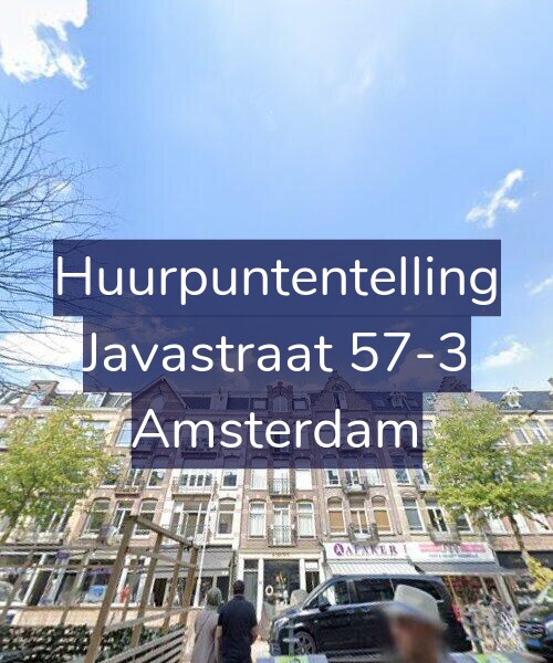 Foto gevel Huurpuntentelling voor Javastraat 57-3, Amsterdam