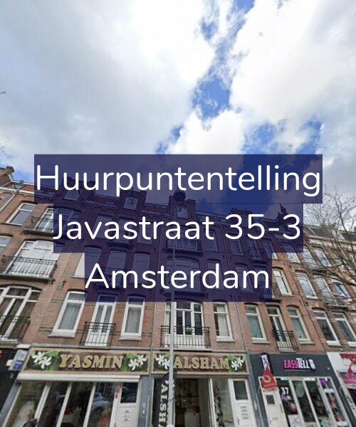 Foto gevel Huurpuntentelling voor Javastraat 35-3, Amsterdam