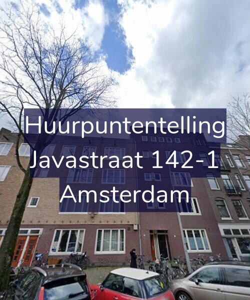 Foto gevel Huurpuntentelling voor Javastraat 142-1, Amsterdam