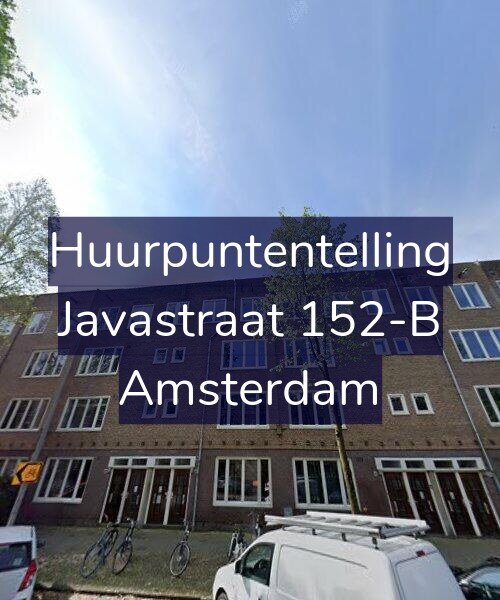 Foto gevel Huurpuntentelling voor Javastraat 152-B, Amsterdam