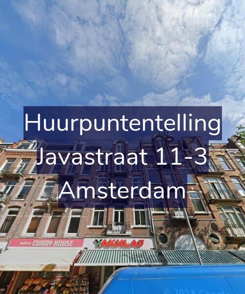 Foto gevel Huurpuntentelling voor Javastraat 11-3, Amsterdam