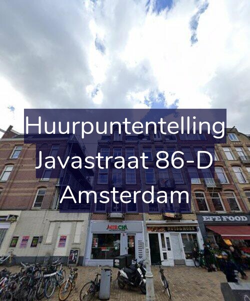 Foto gevel Huurpuntentelling voor Javastraat 86-D, Amsterdam