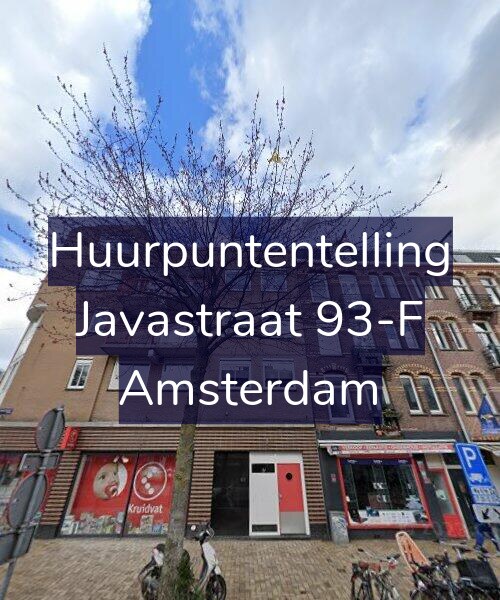 Foto gevel Huurpuntentelling voor Javastraat 93-F, Amsterdam