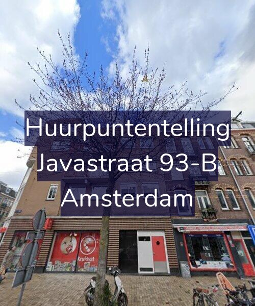 Foto gevel Huurpuntentelling voor Javastraat 93-B, Amsterdam