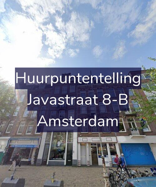 Foto gevel Huurpuntentelling voor Javastraat 8-B, Amsterdam