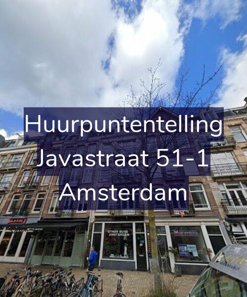 Foto gevel Huurpuntentelling voor Javastraat 51-1, Amsterdam