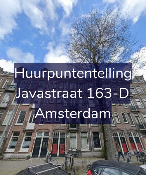 Foto gevel Huurpuntentelling voor Javastraat 163-D, Amsterdam