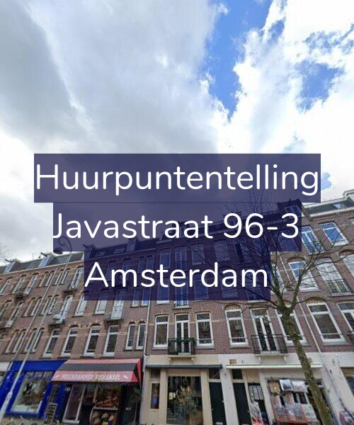 Foto gevel Huurpuntentelling voor Javastraat 96-3, Amsterdam