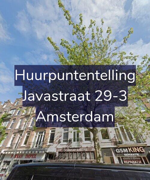Foto gevel Huurpuntentelling voor Javastraat 29-3, Amsterdam