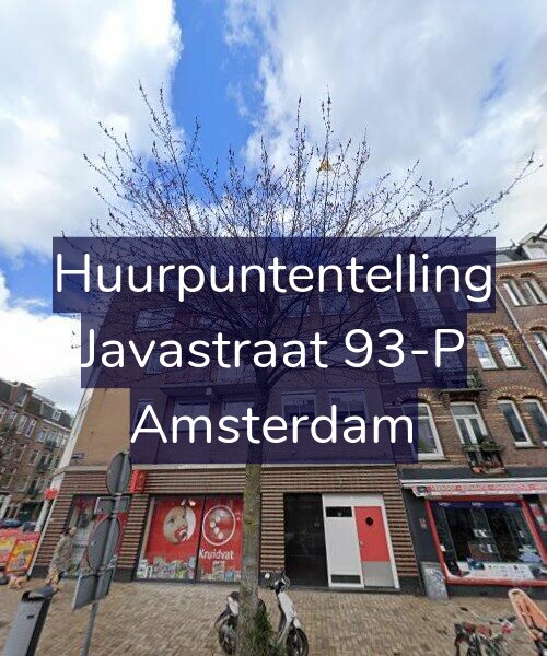 Foto gevel Huurpuntentelling voor Javastraat 93-P, Amsterdam