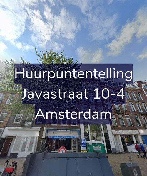 Foto gevel Huurpuntentelling voor Javastraat 10-4, Amsterdam