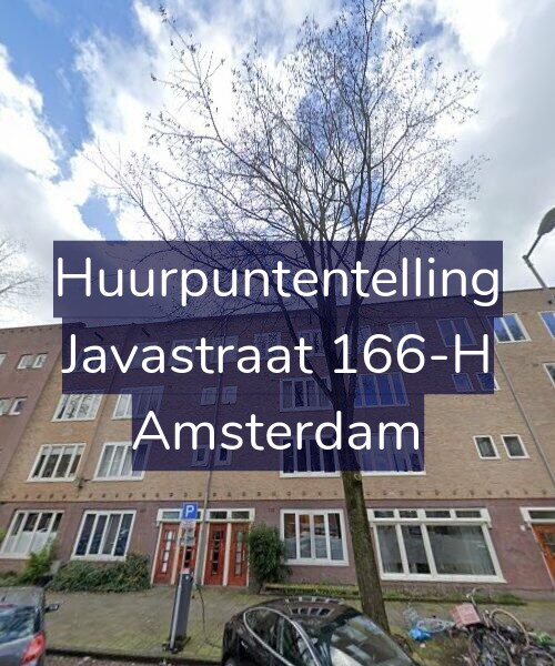 Foto gevel Huurpuntentelling voor Javastraat 166-H, Amsterdam