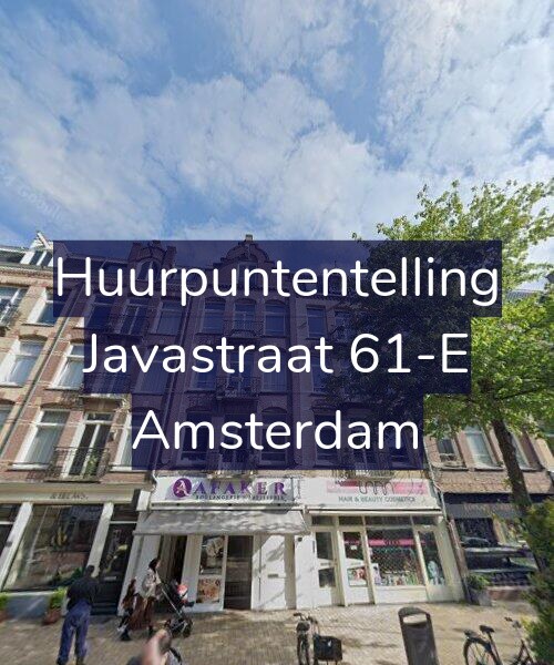 Foto gevel Huurpuntentelling voor Javastraat 61-E, Amsterdam