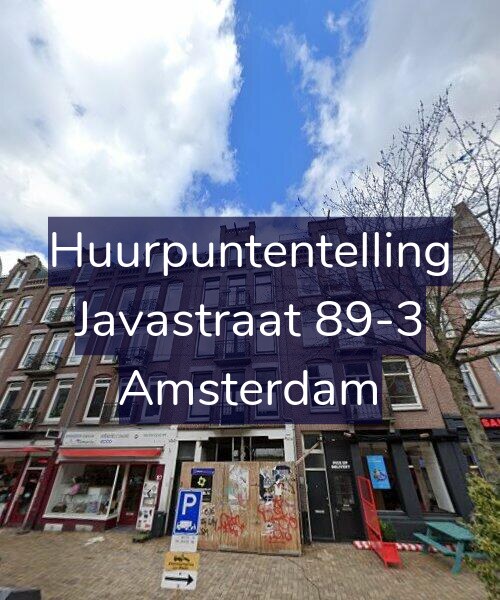Foto gevel Huurpuntentelling voor Javastraat 89-3, Amsterdam