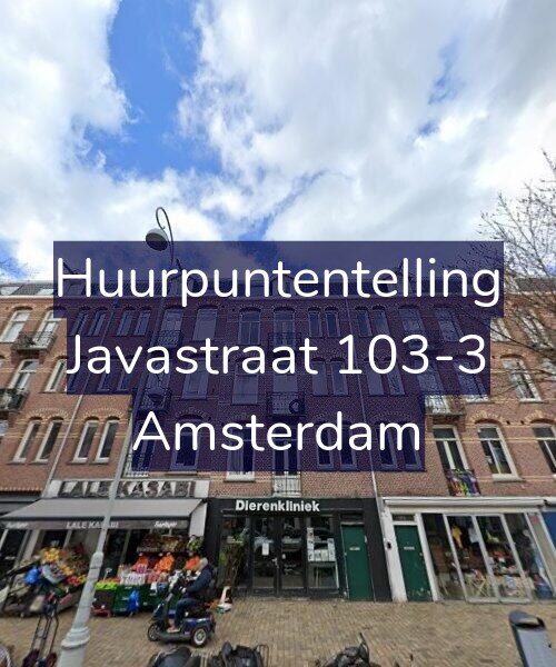 Foto gevel Huurpuntentelling voor Javastraat 103-3, Amsterdam