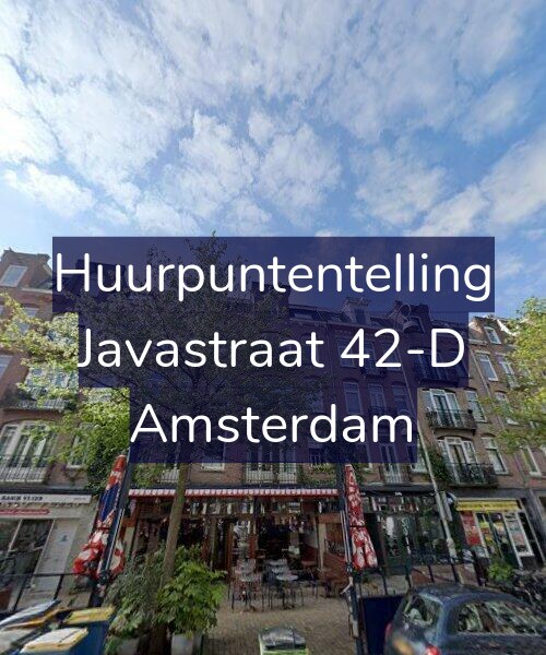 Foto gevel Huurpuntentelling voor Javastraat 42-D, Amsterdam