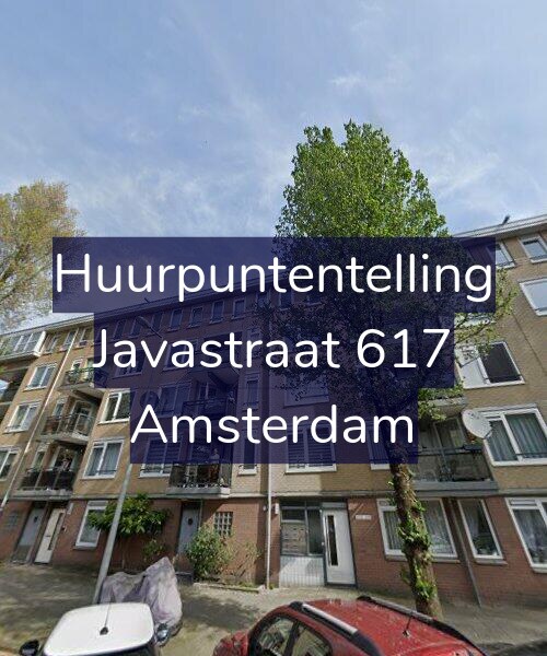 Foto gevel Huurpuntentelling voor Javastraat 617, Amsterdam