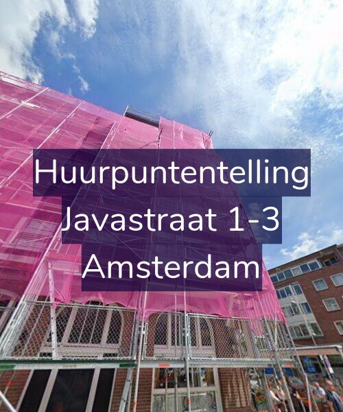 Foto gevel Huurpuntentelling voor Javastraat 1-3, Amsterdam
