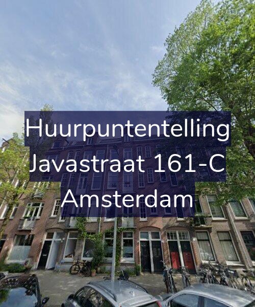 Foto gevel Huurpuntentelling voor Javastraat 161-C, Amsterdam