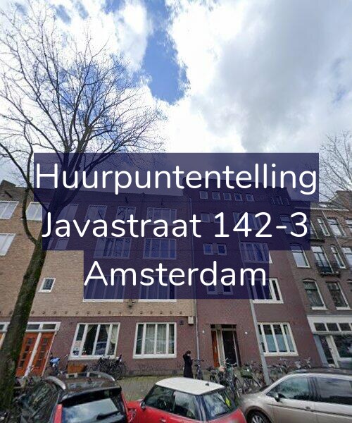 Foto gevel Huurpuntentelling voor Javastraat 142-3, Amsterdam