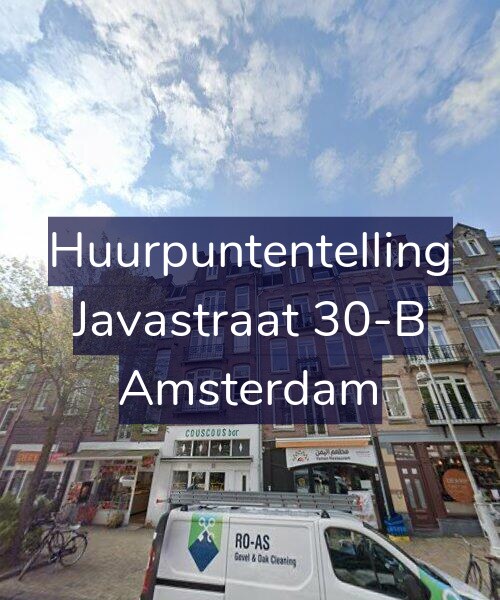 Foto gevel Huurpuntentelling voor Javastraat 30-B, Amsterdam