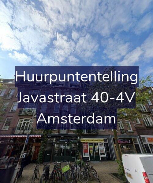 Foto gevel Huurpuntentelling voor Javastraat 40-4V, Amsterdam