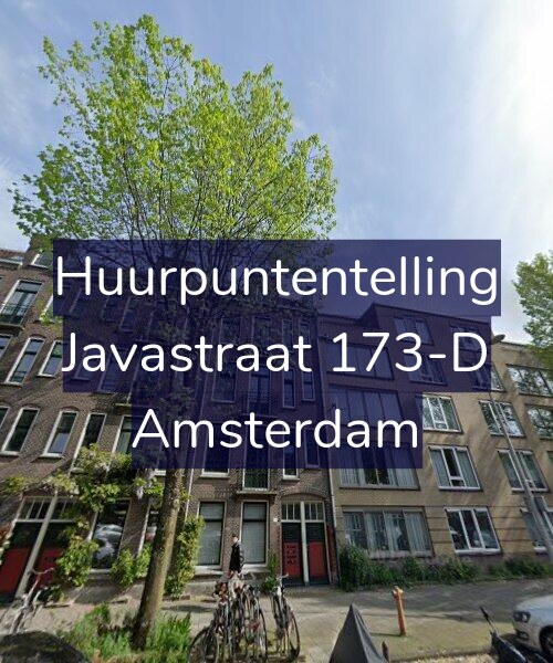 Foto gevel Huurpuntentelling voor Javastraat 173-D, Amsterdam