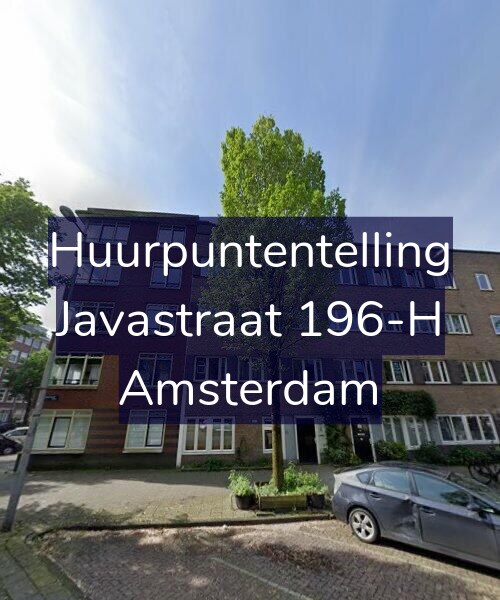 Foto gevel Huurpuntentelling voor Javastraat 196-H, Amsterdam