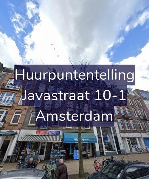 Foto gevel Huurpuntentelling voor Javastraat 10-1, Amsterdam