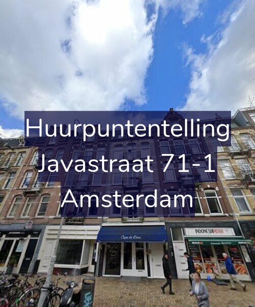Foto gevel Huurpuntentelling voor Javastraat 71-1, Amsterdam