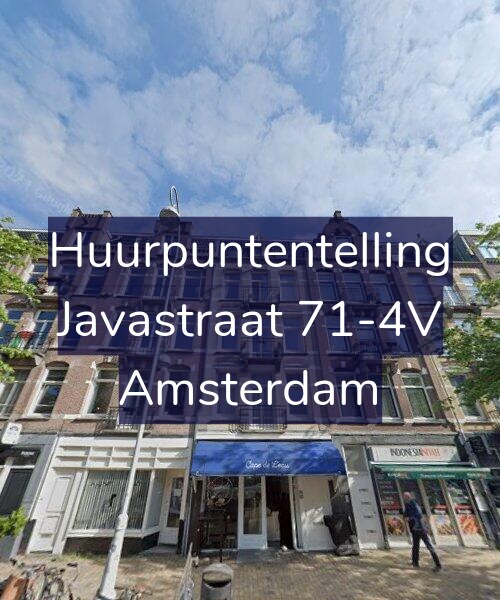 Foto gevel Huurpuntentelling voor Javastraat 71-4V, Amsterdam