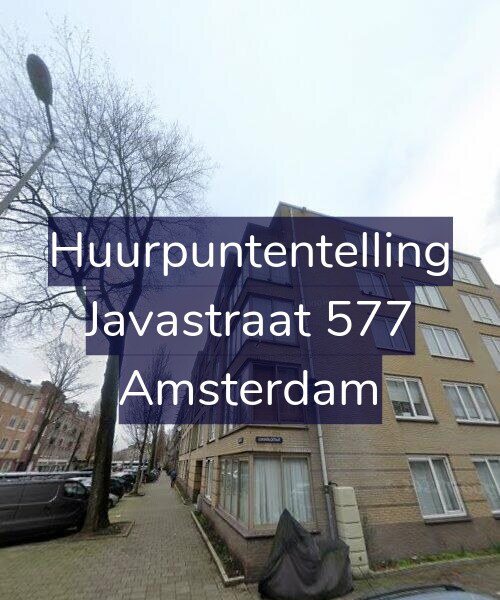 Foto gevel Huurpuntentelling voor Javastraat 577, Amsterdam