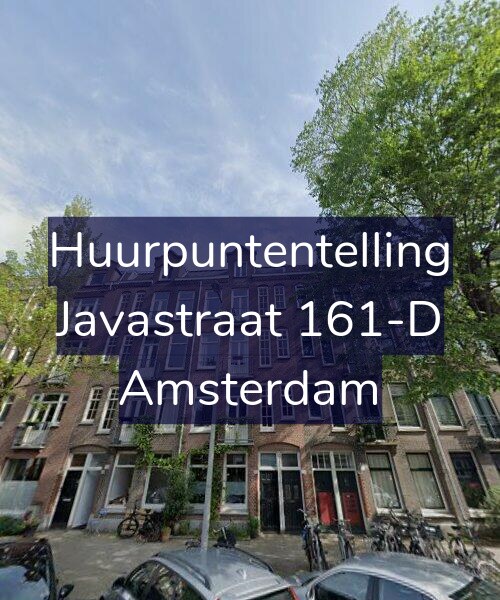Foto gevel Huurpuntentelling voor Javastraat 161-D, Amsterdam