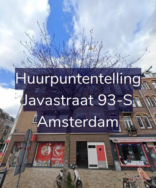 Foto gevel Huurpuntentelling voor Javastraat 93-S, Amsterdam