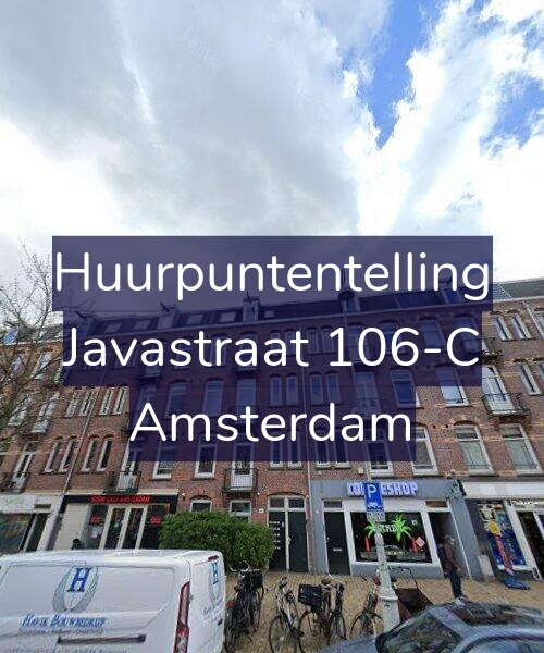 Foto gevel Huurpuntentelling voor Javastraat 106-C, Amsterdam