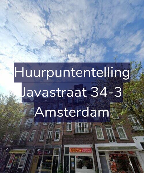 Foto gevel Huurpuntentelling voor Javastraat 34-3, Amsterdam