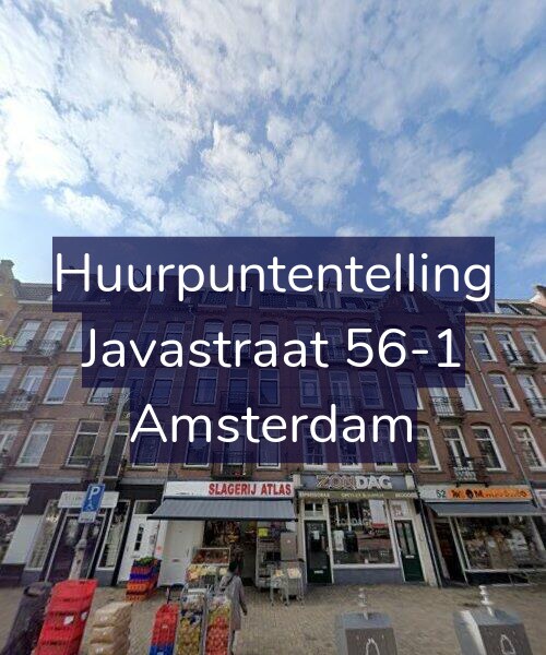 Foto gevel Huurpuntentelling voor Javastraat 56-1, Amsterdam