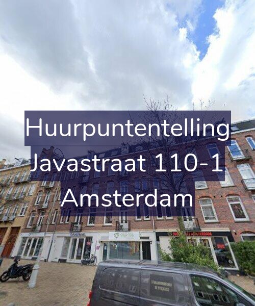 Foto gevel Huurpuntentelling voor Javastraat 110-1, Amsterdam