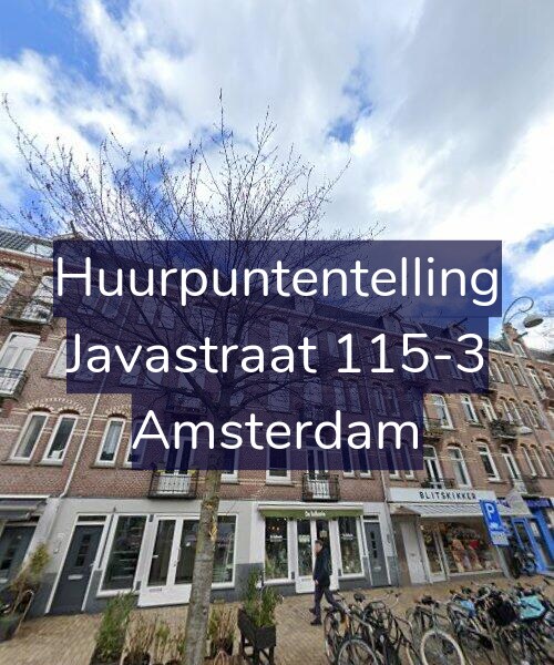 Foto gevel Huurpuntentelling voor Javastraat 115-3, Amsterdam