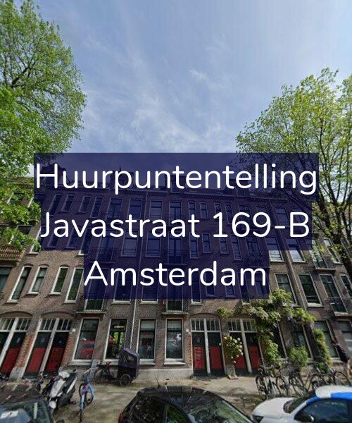 Foto gevel Huurpuntentelling voor Javastraat 169-B, Amsterdam